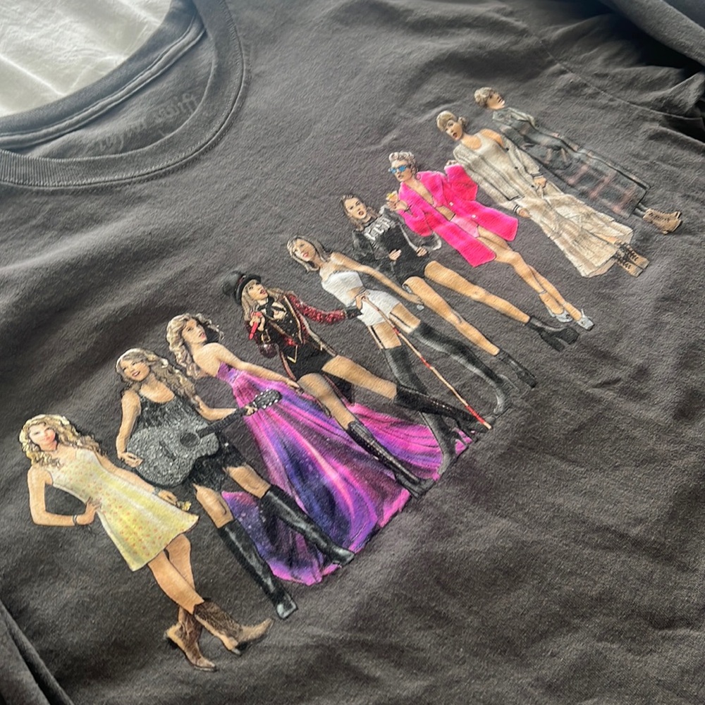 🍁 EVERMORE ERAS LONG SLEEVE TAYLOR SWIFT 🧡